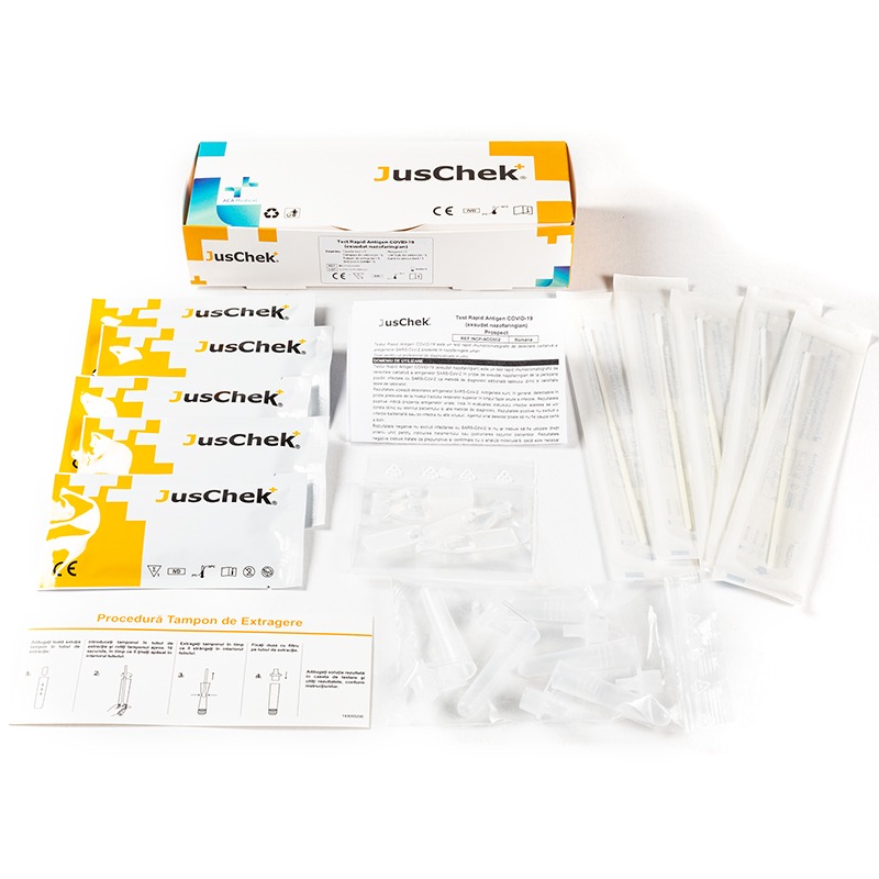 AEA Medical - Test rapid JusCheck Antigen 5 buc continut 800px